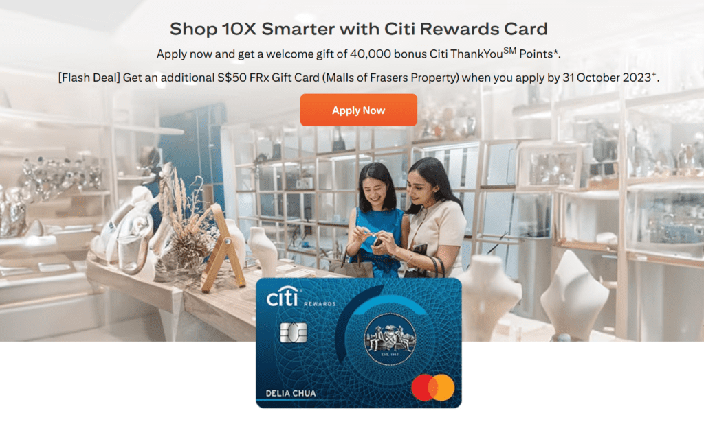 Citi Rewards Card Oct 2023 Promotion