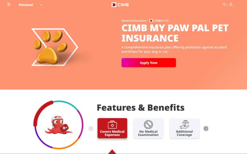 CIMB My Paw Pal Insurance for Pets