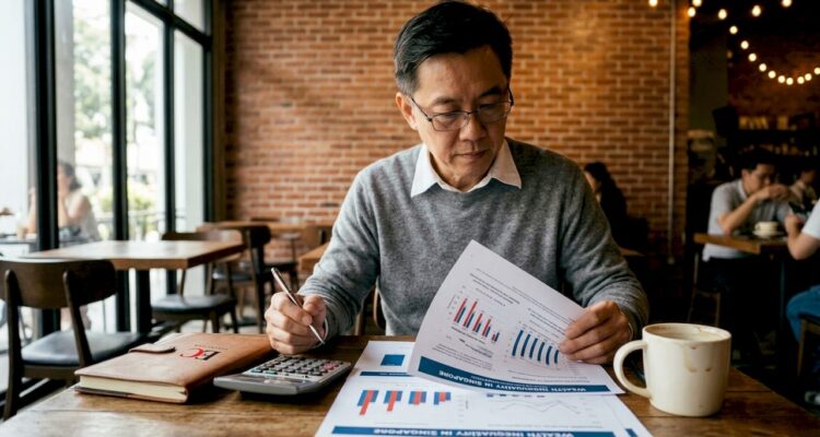 Economist reviewing Singapore wealth inequality data