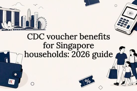 Decorative CDC voucher title card illustration